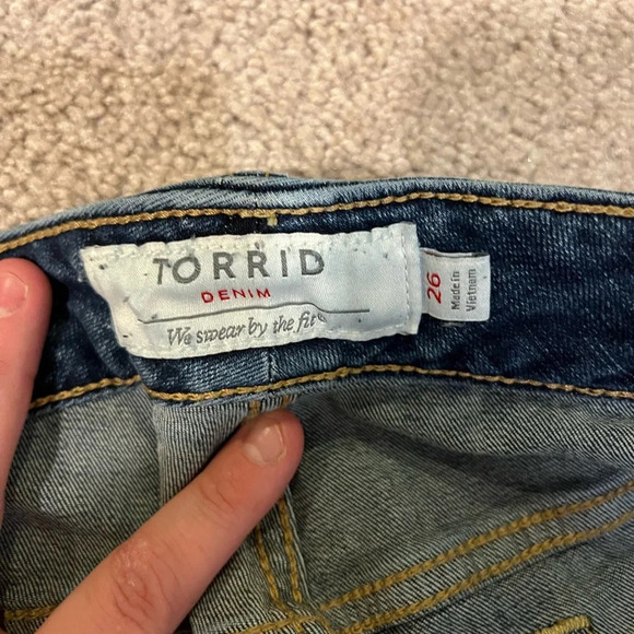 Torrid Distressed Boyfriend Jeans - Picture 7 of 10
